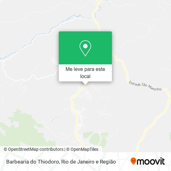 Barbearia do Thiodoro mapa