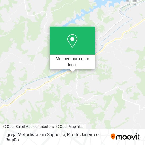 Igreja Metodista Em Sapucaia mapa