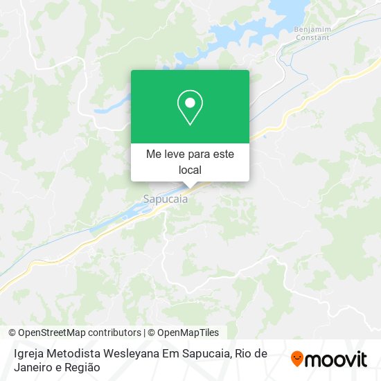 Igreja Metodista Wesleyana Em Sapucaia mapa