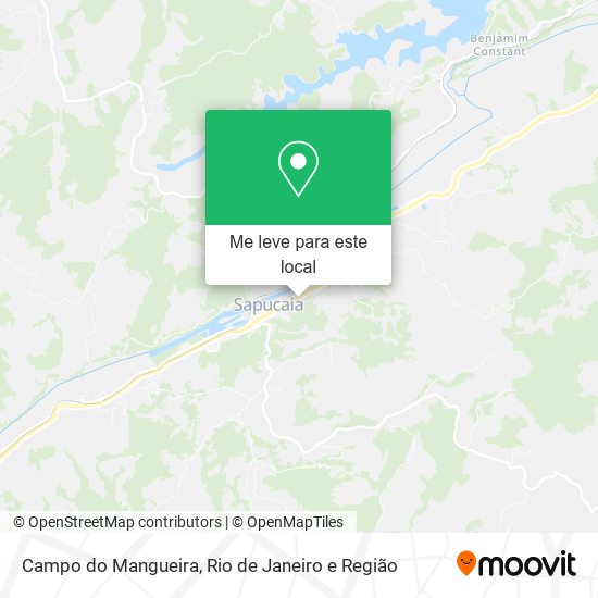 Campo do Mangueira mapa