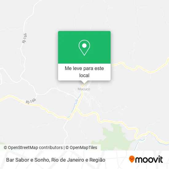Bar Sabor e Sonho mapa