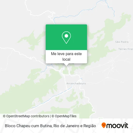 Bloco Chapeu cum Butina mapa