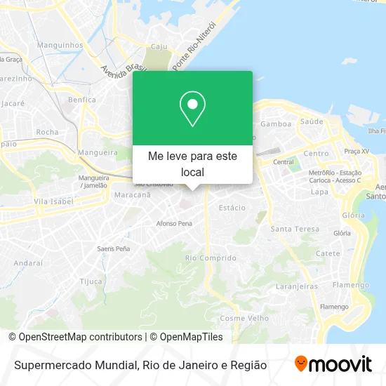Supermercado Mundial mapa
