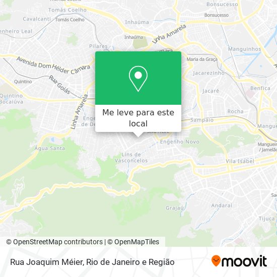 Rua Joaquim Méier mapa