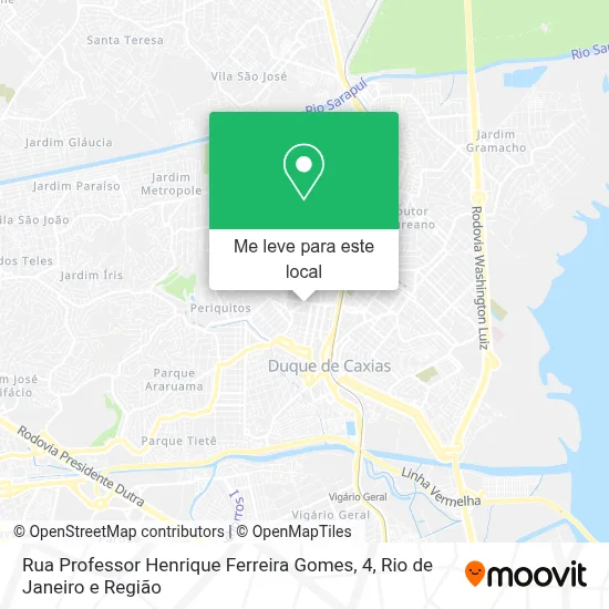 Rua Professor Henrique Ferreira Gomes, 4 mapa