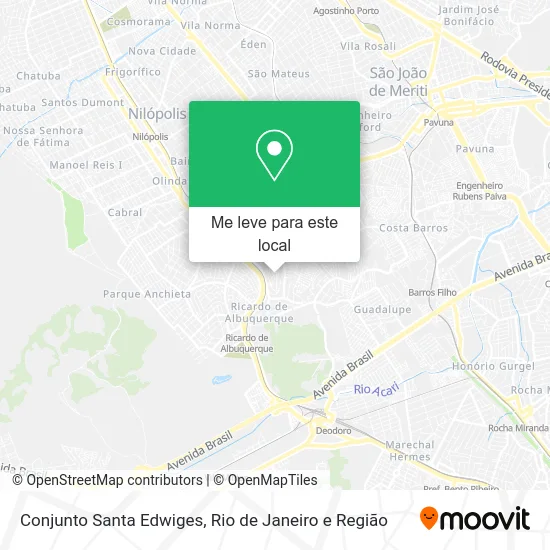 Conjunto Santa Edwiges mapa