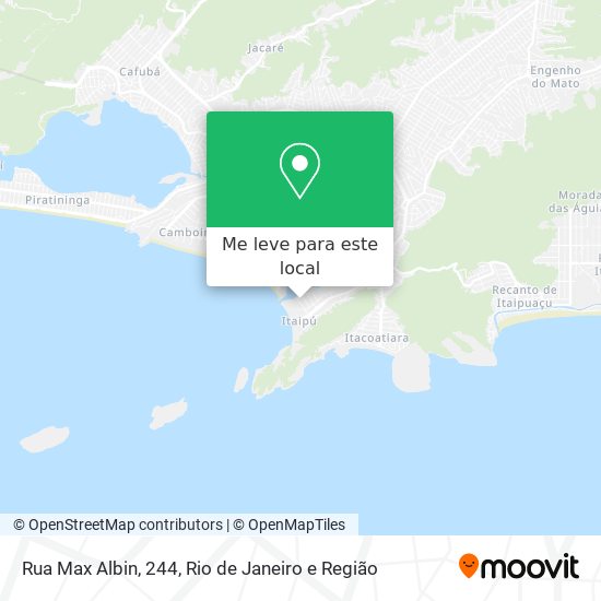 Rua Max Albin, 244 mapa