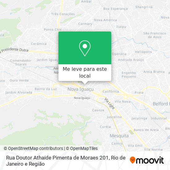 Rua Doutor Athaíde Pimenta de Moraes 201 mapa