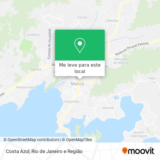 Costa Azul mapa