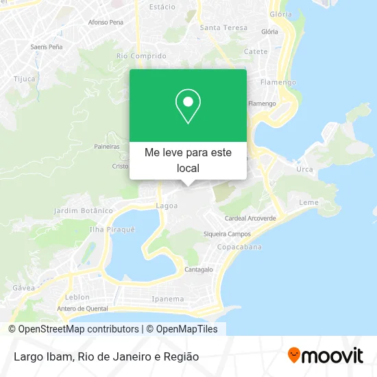 Largo Ibam mapa