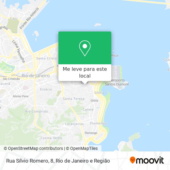 Rua Sílvio Romero, 8 mapa