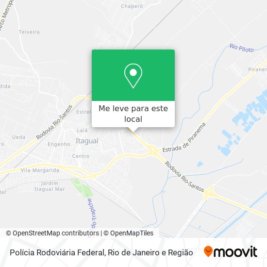 Polícia Rodoviária Federal mapa