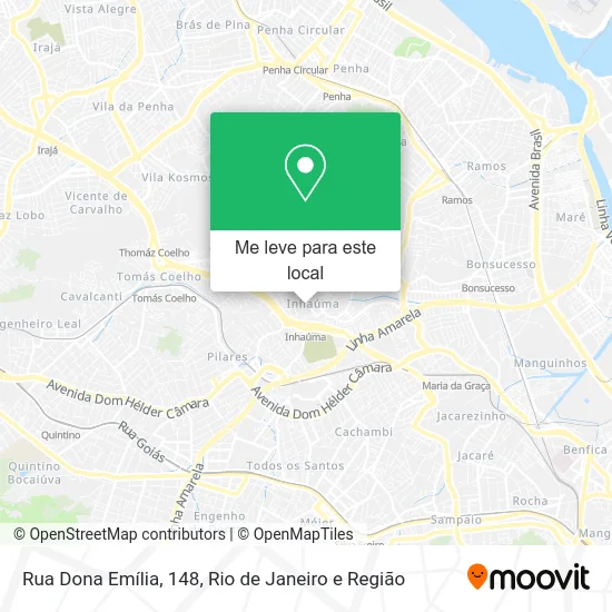 Rua Dona Emília, 148 mapa