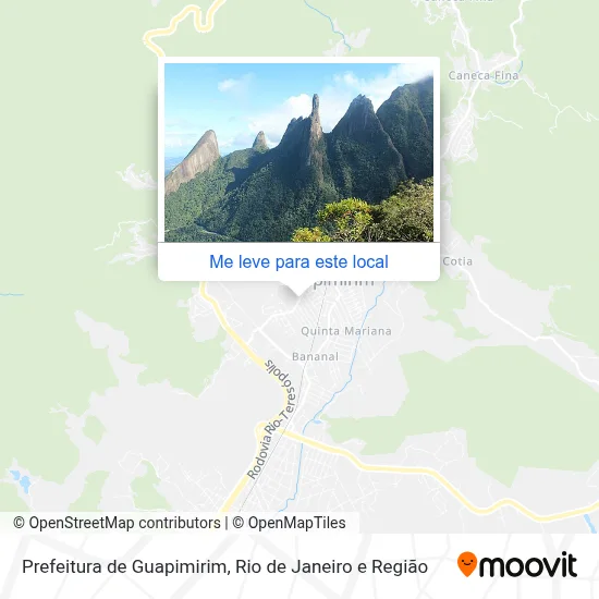 Prefeitura de Guapimirim mapa