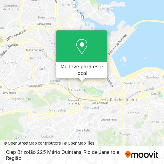 Ciep Brizolão 225 Mário Quintana mapa