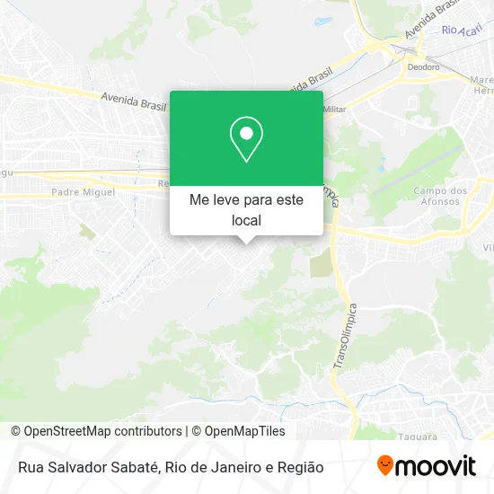 Rua Salvador Sabaté mapa