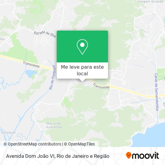 Avenida Dom João VI mapa