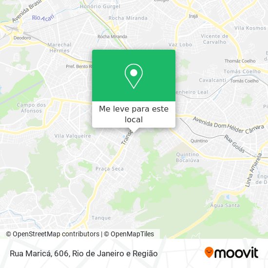 Rua Maricá, 606 mapa