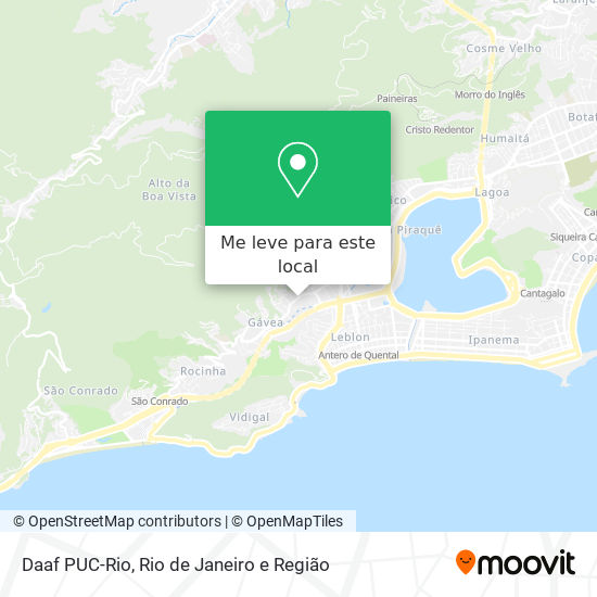 Daaf PUC-Rio mapa
