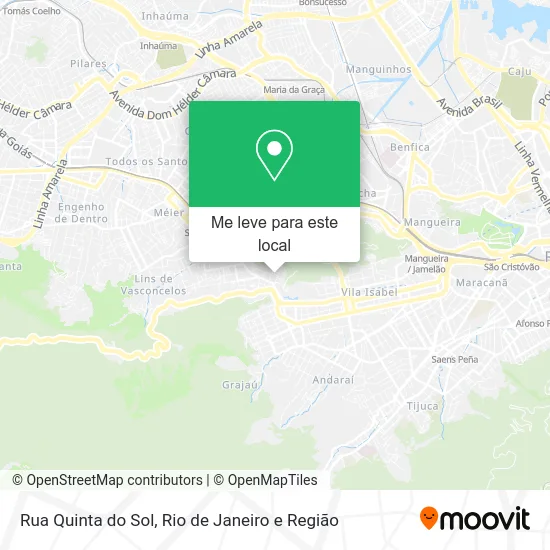Rua Quinta do Sol mapa