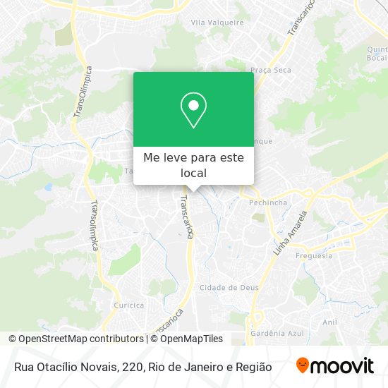 Rua Otacílio Novais, 220 mapa