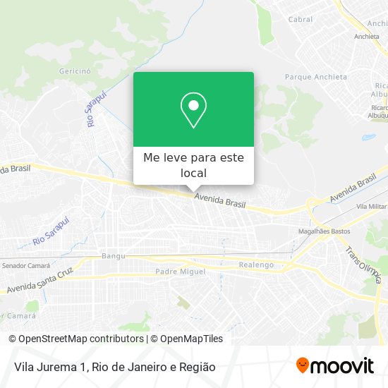 Vila Jurema 1 mapa