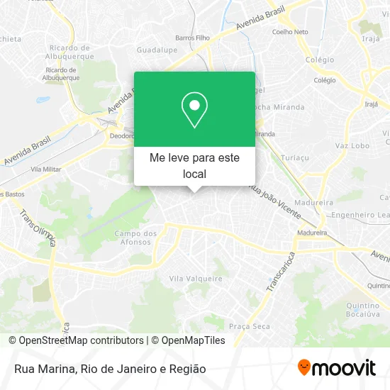 Rua Marina mapa