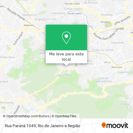 Rua Paraná 1049 mapa