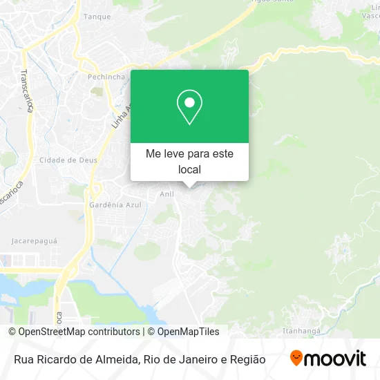 Rua Ricardo de Almeida mapa