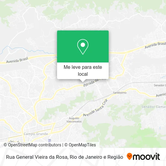 Rua General Vieira da Rosa mapa