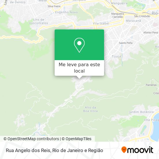 Rua Angelo dos Reis mapa
