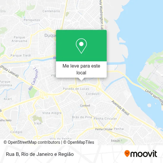Rua B mapa