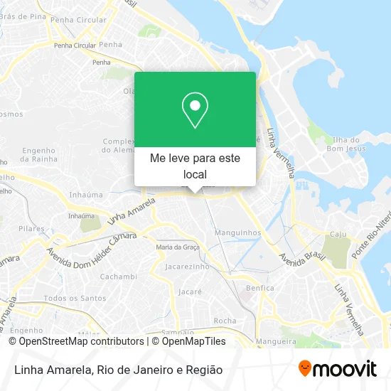 Linha Amarela mapa