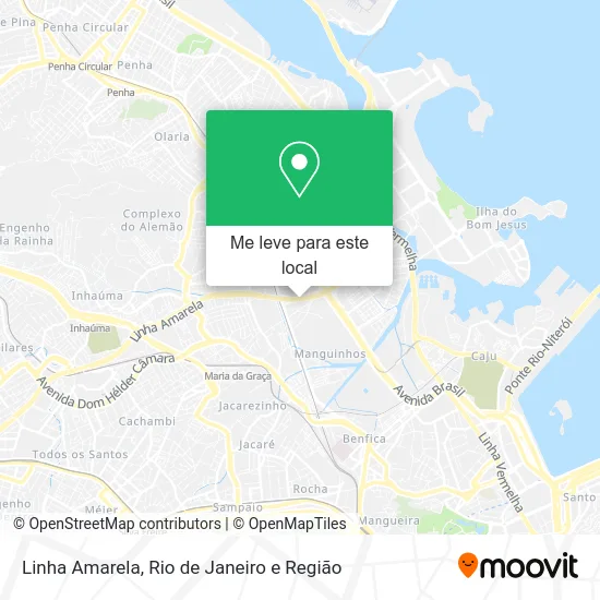 Linha Amarela mapa