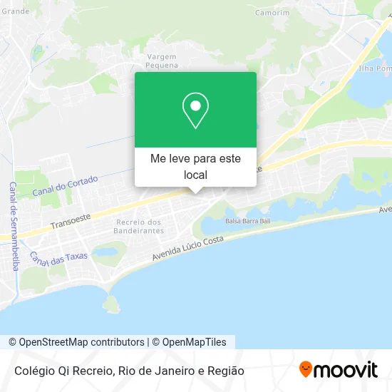 Colégio Qi Recreio mapa
