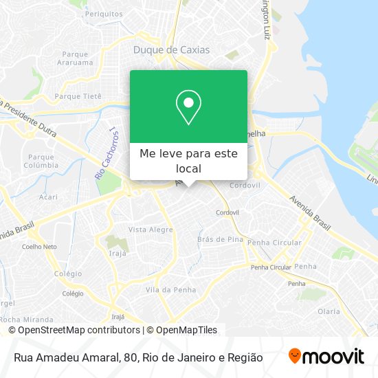 Rua Amadeu Amaral, 80 mapa