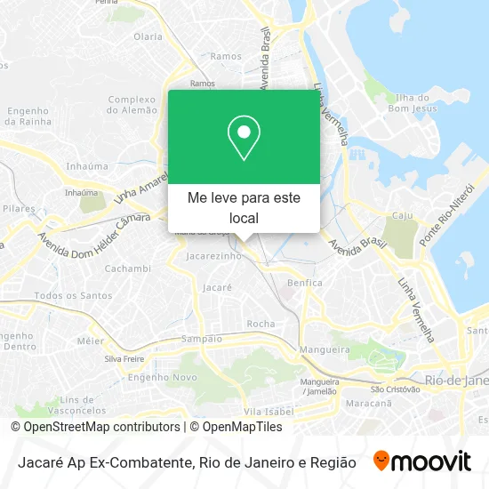 Jacaré Ap Ex-Combatente mapa
