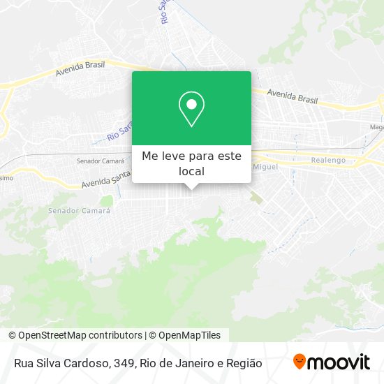 Rua Silva Cardoso, 349 mapa