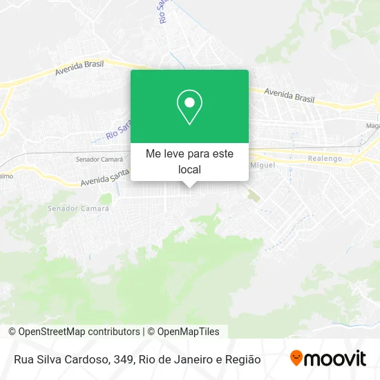 Rua Silva Cardoso, 349 mapa