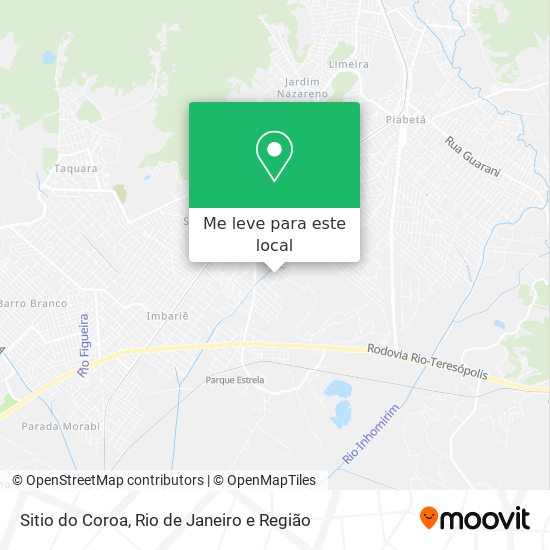 Sitio do Coroa mapa