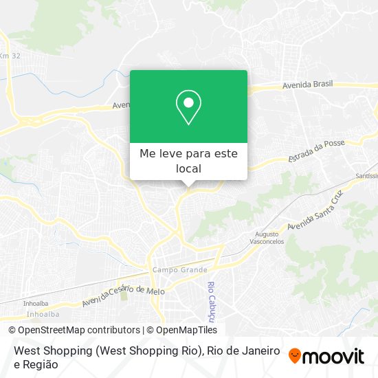 West Shopping (West Shopping Rio) mapa