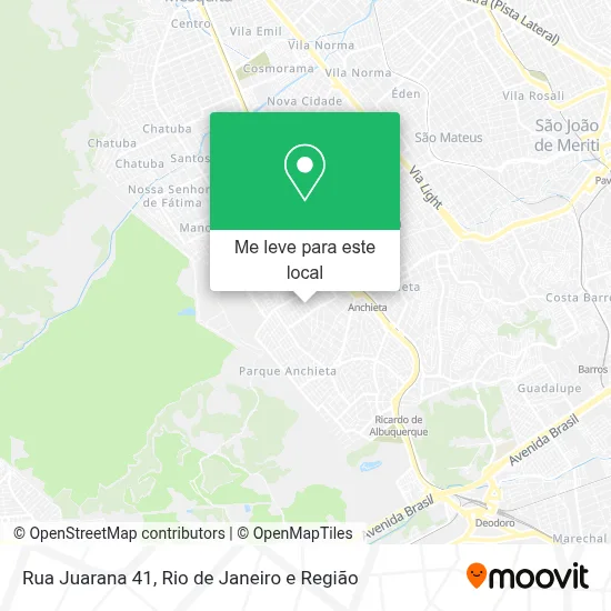Rua Juarana 41 mapa