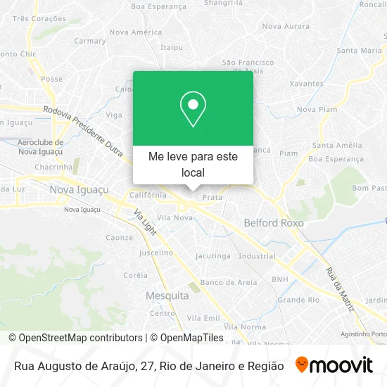 Rua Augusto de Araújo, 27 mapa