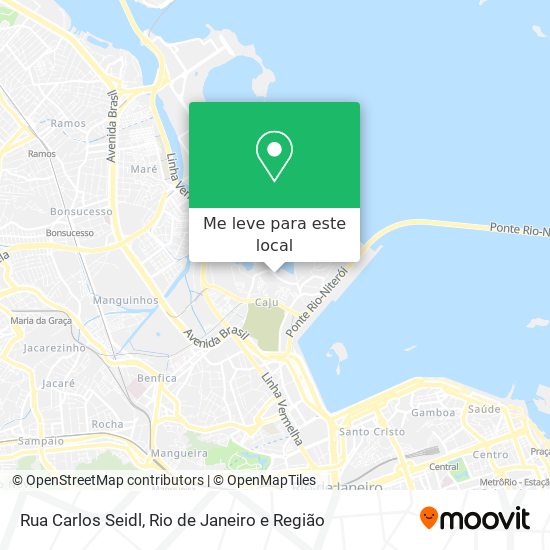 Rua Carlos Seidl mapa