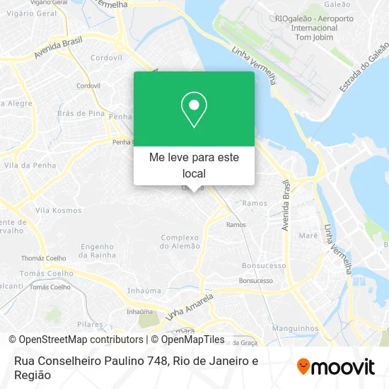 Rua Conselheiro Paulino 748 mapa