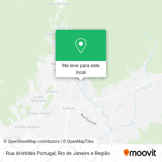 Rua Aristídes Portugal mapa