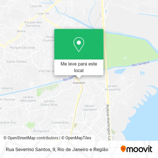 Rua Severino Santos, 9 mapa