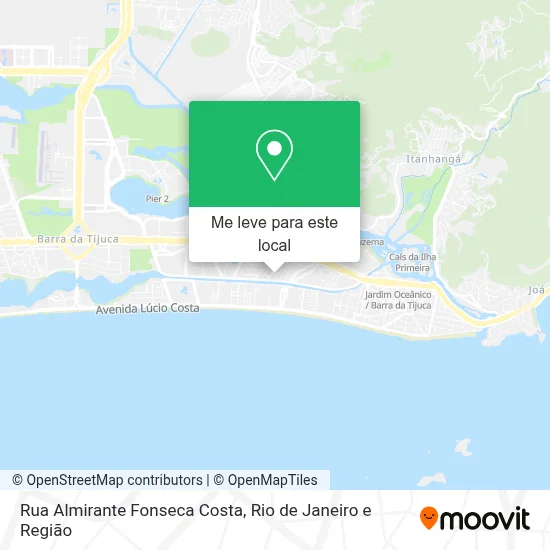 Rua Almirante Fonseca Costa mapa
