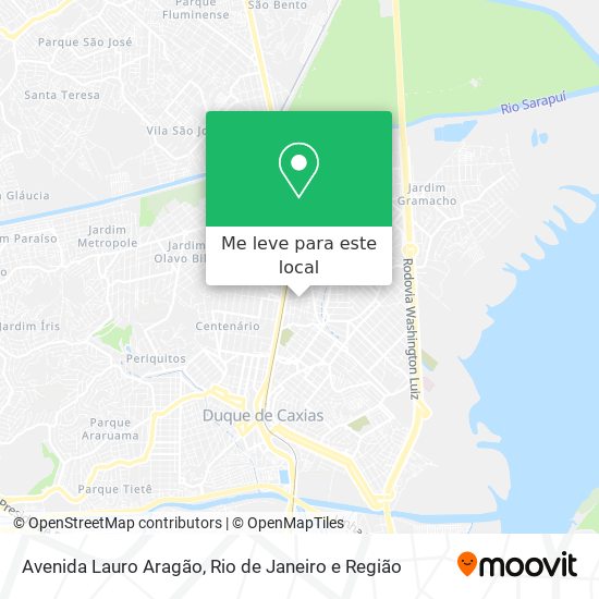 Avenida Lauro Aragão mapa