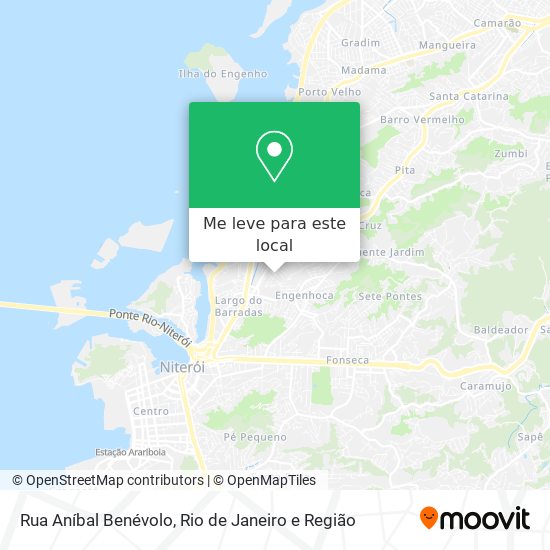 Rua Aníbal Benévolo mapa